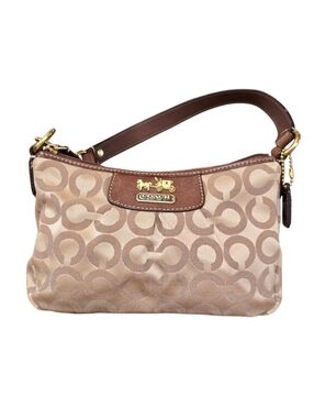 Coach Madison Op Art Signature Jacquard Mini Shoulder Bag